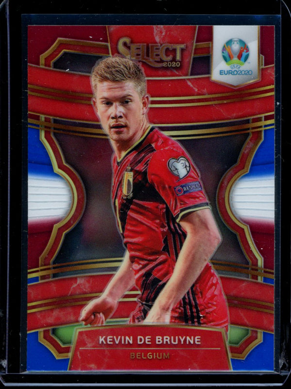 Kevin De Bruyne 2020 Panini Select Euro Tri Colour