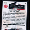 Jonathan Burkardt 2020-21 Topps Finest Green Refractor Auto 40/50
