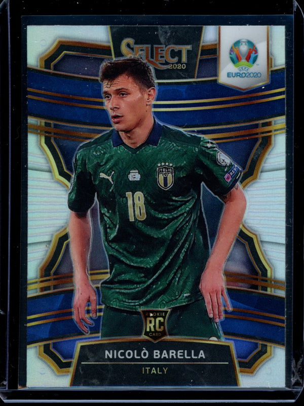 Nicolo Barella 2020 Panini Select Euro Silver