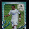 Vinicius Junior 2020-21 Topps Chrome UEFA  Aqua Wave Refractor 47/199