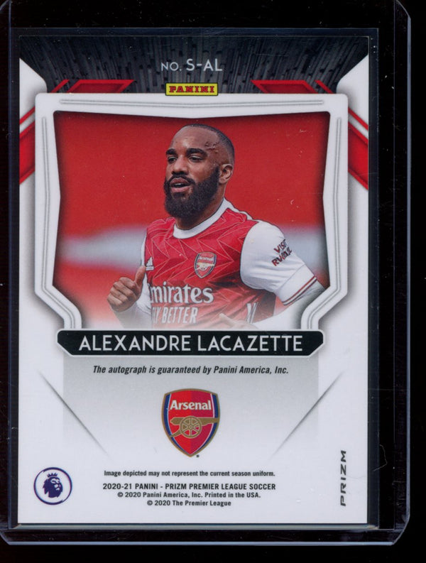 Alexandre Lacazette 2020-21 Panini Prizm Choice Auto