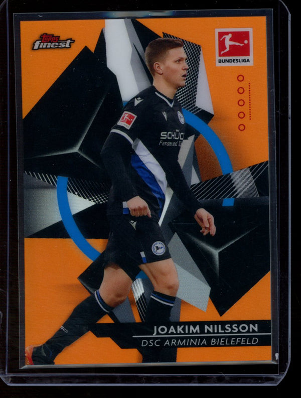 Joakim Nilsson 2020-21 Topps Finest Bundesliga Orange Refractor 21/25