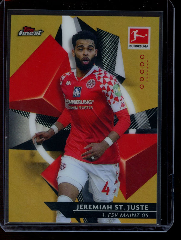 Jeremiah St Juste 2020-21 Topps Finest Bundesliga Gold Refractor 16/50