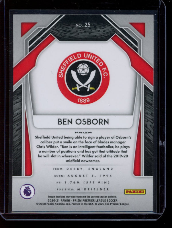 Ben Osborn 2020-21 Panini Prizm Silver RC