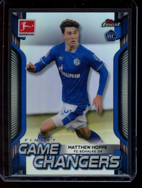 Matthew Hoppe 2020-21 Topps Finest Bundesliga Game Changers RC