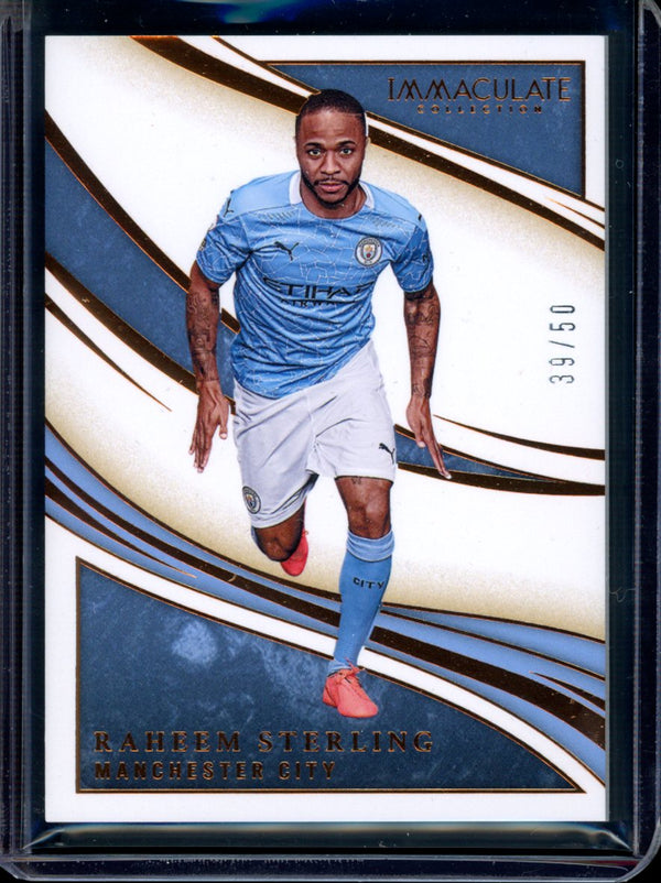 Raheem Sterling 2020 Panini Immaculate Bronze 39/50