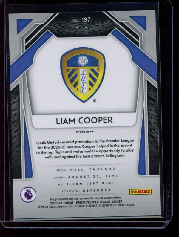 Liam Cooper 2020-21 Panini Prizm Green Choice RC 8/9