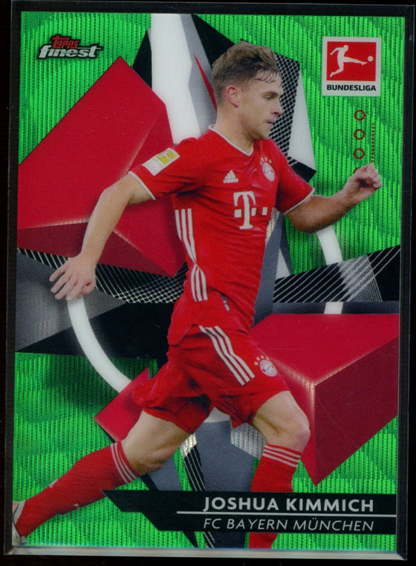 Joshua Kimmich 2020-21 Topps Finest Bundesliga Green Wave Refractor  03/99