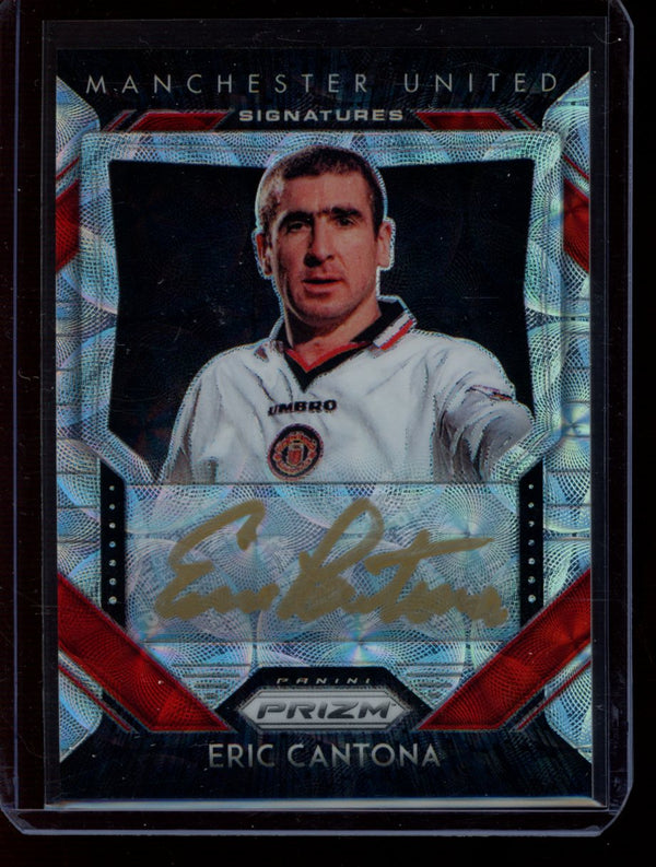 Eric Cantona 2020-21 Panini Prizm Signatures Choice