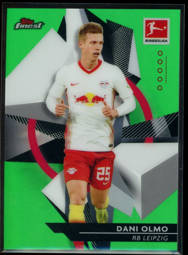 Dani Olmo 2020-21 Topps Finest Bundesliga Green Refractor 52/99