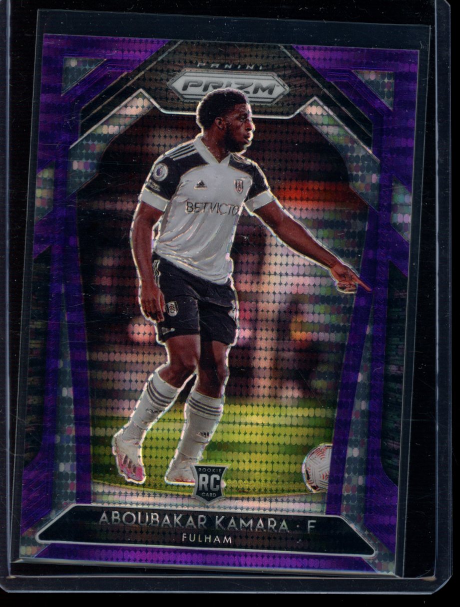 Aboubakar Kamara 2020-21 Panini Prizm Purple Breakaway RC 35/99