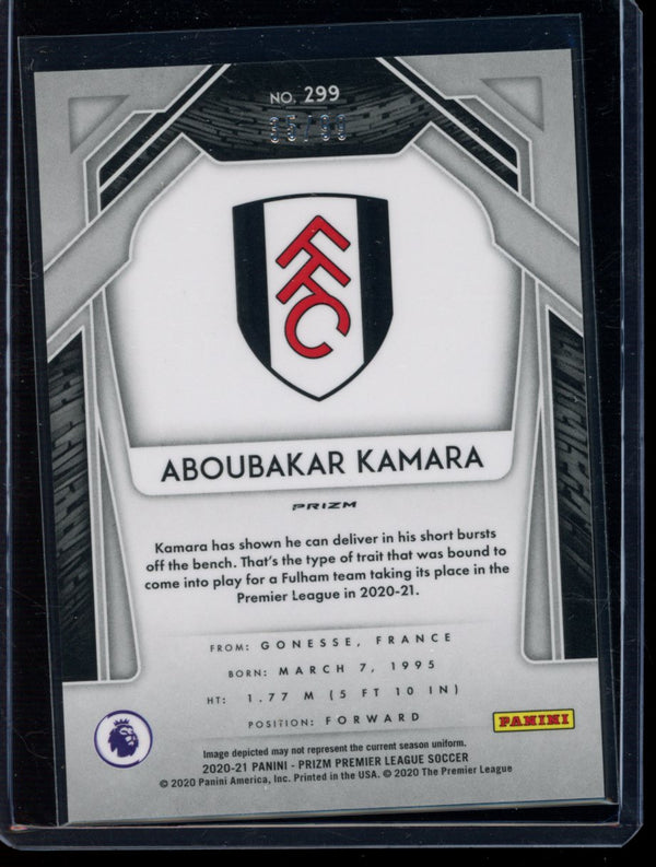 Aboubakar Kamara 2020-21 Panini Prizm Purple Breakaway RC 35/99