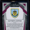 Matthew Lowton 2020-21 Panini Prizm Blue Cracked Ice 5/75