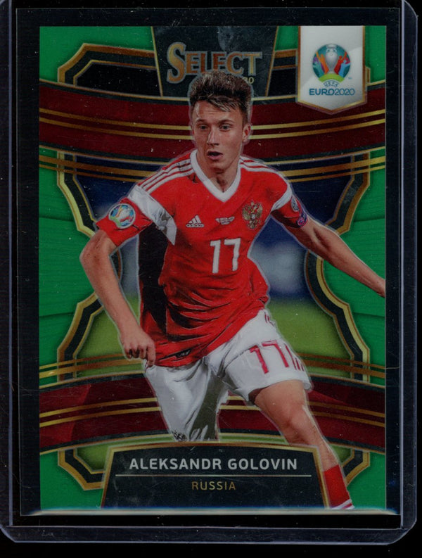 Aleksandr Golovin 2020 Panini Select Euro Terrace Green Prizm 3/5