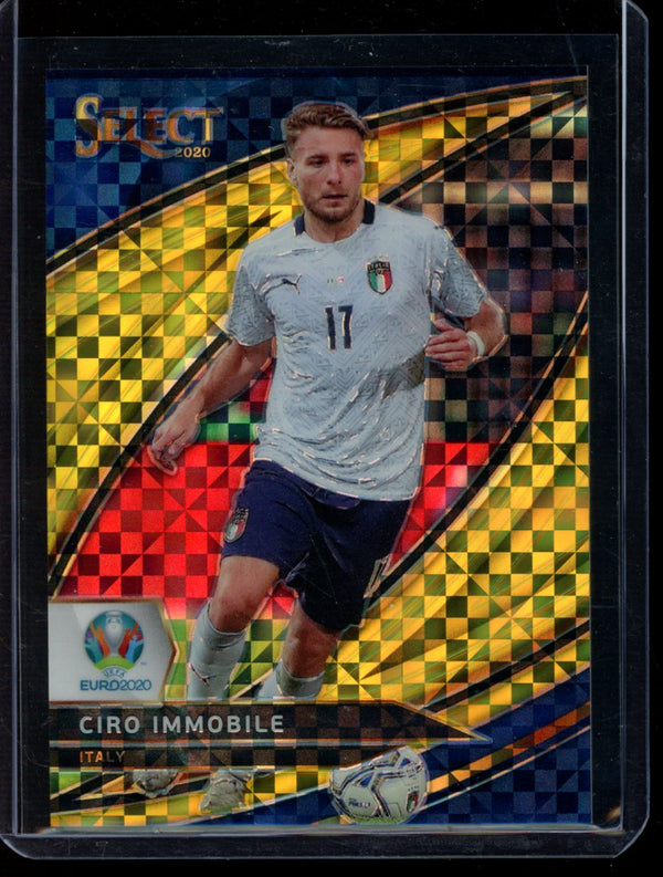 Ciro Immobile 2020 Panini Select Euro Field Level Gold 3/10