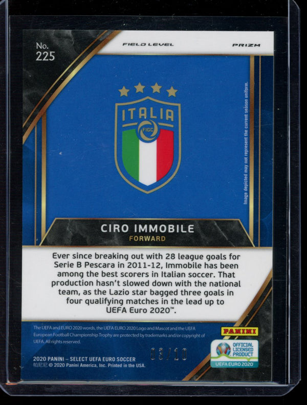 Ciro Immobile 2020 Panini Select Euro Field Level Gold 3/10