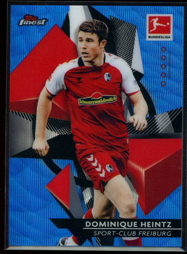 Dominique Heintz 2020-21 Topps Finest Bundesliga Blue Wave Refractor 74/150