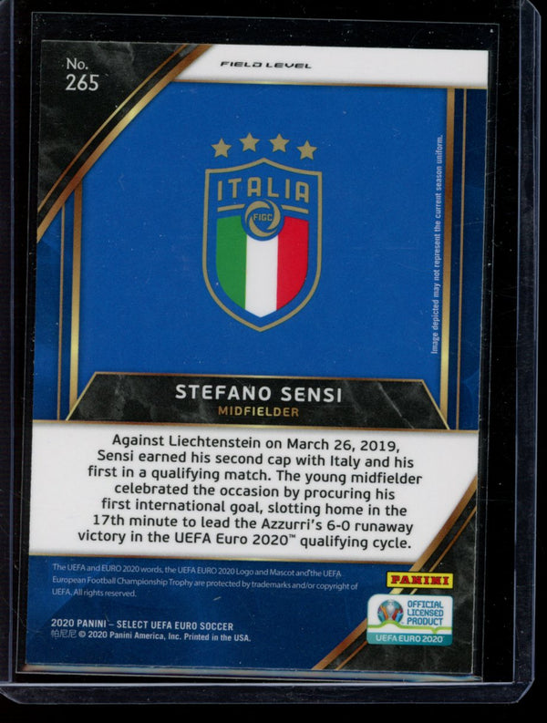 Stefano Sensi 2020 Panini Select Euro Field Level RC