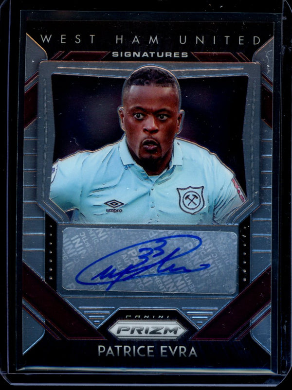 Patrice Evra 2020-2021 Panini Prizm Signatures