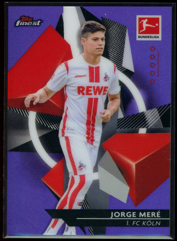 Jorgre Mere 2020-21 Topps Finest Bundesliga Purple Refractor 232/250