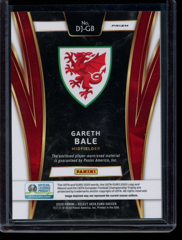 Gareth Bale 2020 Panini Select Euro Dual Jersey Silver