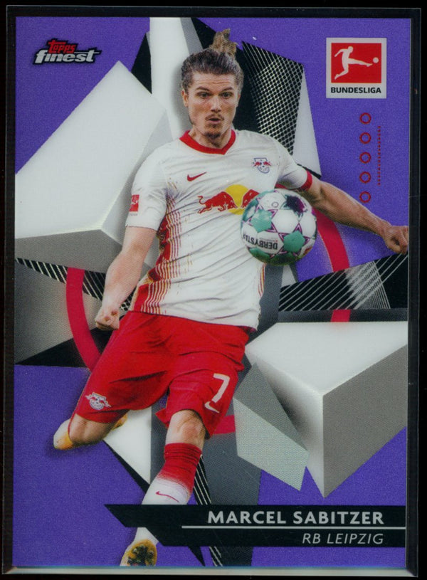 Marcel Sabitzer 2020-21 Topps Finest Bundesliga Purple Refractor 244/250