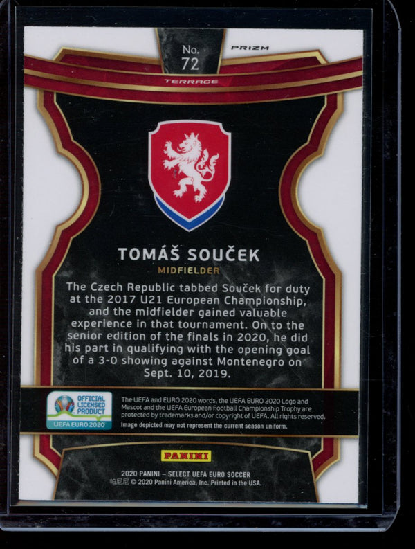 Tomas Soucek 2020 Panini Select Euro Tri Color Terrace  RC