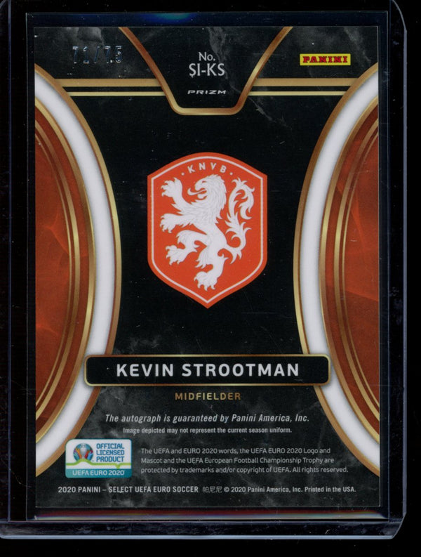 Kevin Strootman 2020 Panini Select Euro Signatures Purple 71/75