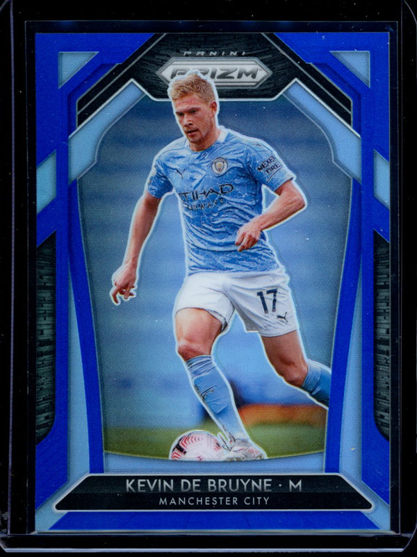 Kevin De Bruyne 2020-2021 Panini Prizm Blue Prizm 110/199