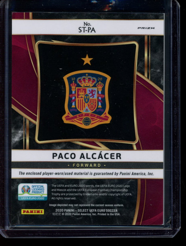 Paco Alcacer 2020 Panini Select Euro Select Stars Silver