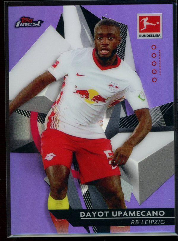 Dayot Upamecano 2020-21 Topps Finest Bundesliga Purple Refractor 117/250