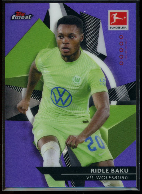 Ridle Baku 2020-21 Topps Finest Bundesliga Purple Refractor 198/250