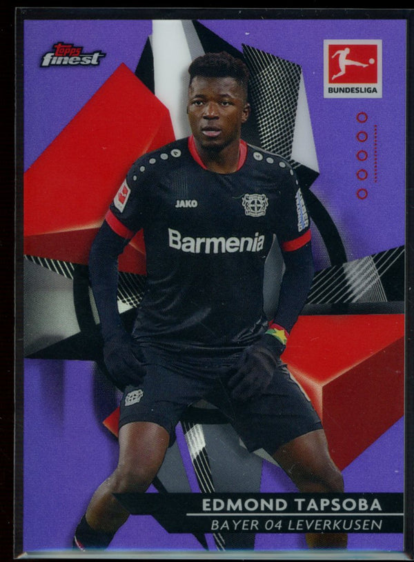 Edmond Tapsoba 2020-21 Topps Finest Bundesliga Purple Refractor 232/250