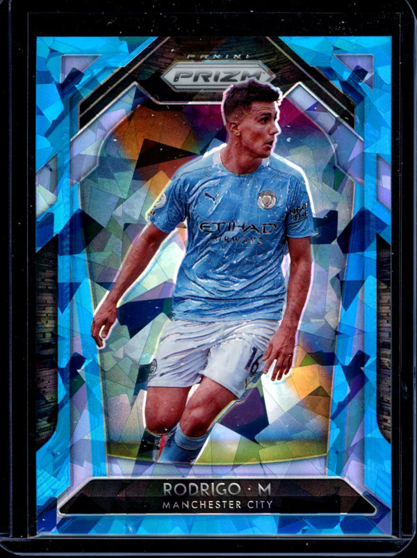 Rodrigo 2020-2021 Panini Prizm Blue Cracked Ice Prizm 28/75