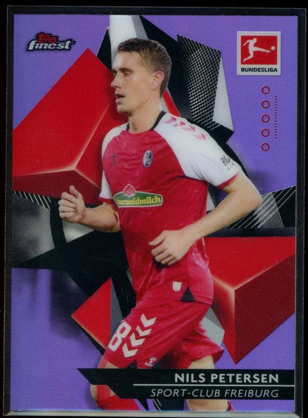 Nils Petersen 2020-21 Topps Finest Bundesliga Purple Refractor 245/250