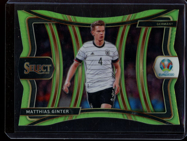 Matthias Ginter 2020 Panini Select Euro Mezzanine Green 135/149