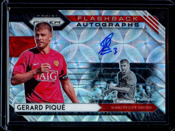 Gerard Pique 2020-2021 Panini Prizm Choice Flashback Auto