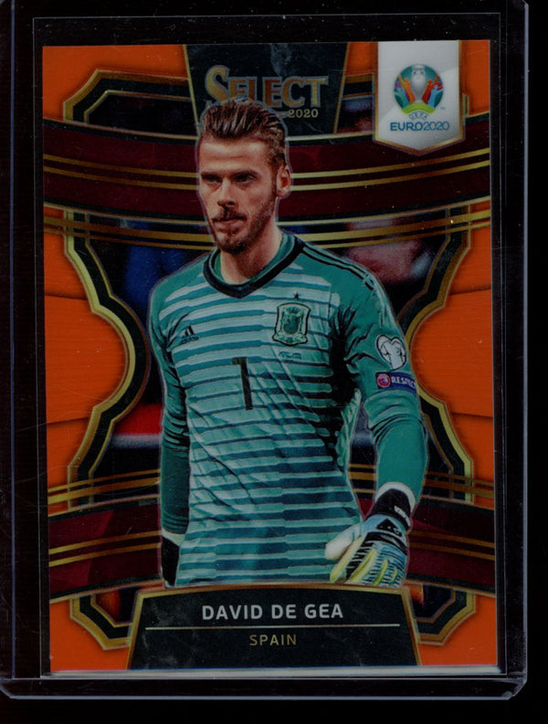 David De Gea 2020 Panini Select Euro Terrace Orange 74/125