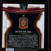 David De Gea 2020 Panini Select Euro Terrace Orange 74/125