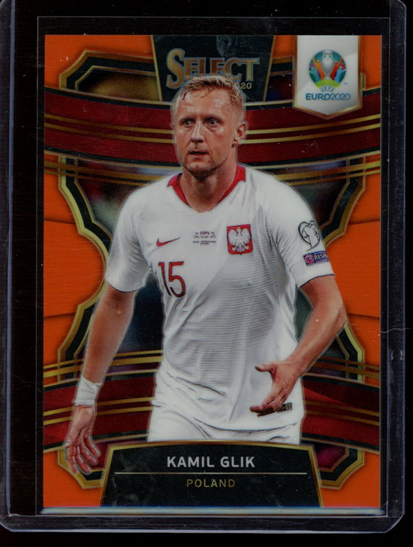 Kamil Glik 2020 Panini Select Euro Terrace Orange 70/125