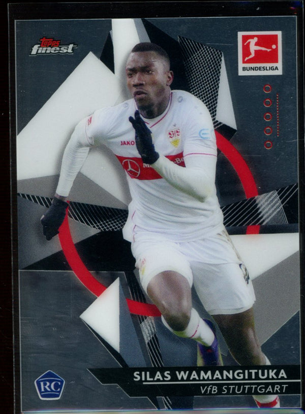 Silas Wamangituka 2020-21 Topps Finest Bundesliga RC