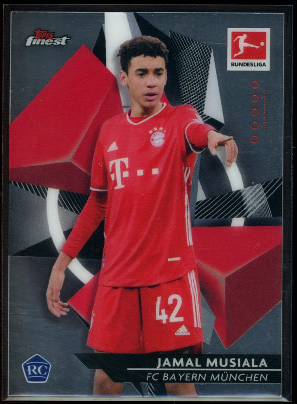 Jamal Musiala 2020-21 Topps Finest Bundesliga RC