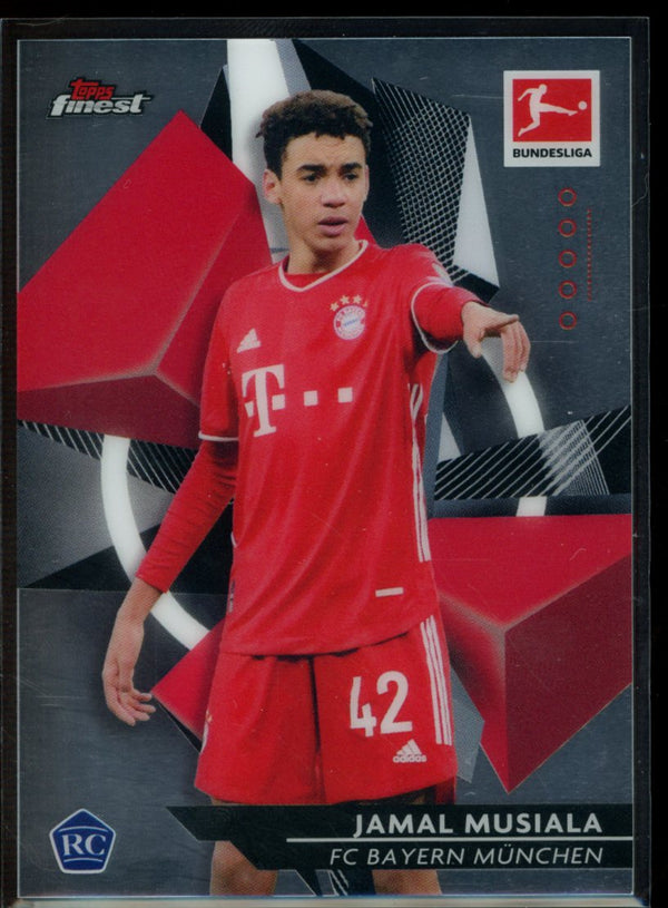 Jamal Musiala 2020-21 Topps Finest Bundesliga RC