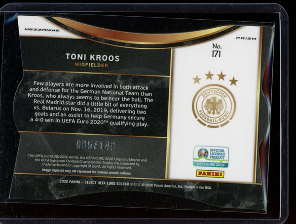 Toni Kroos 2020 Panini Select Euro Mezzanine Green 5/149