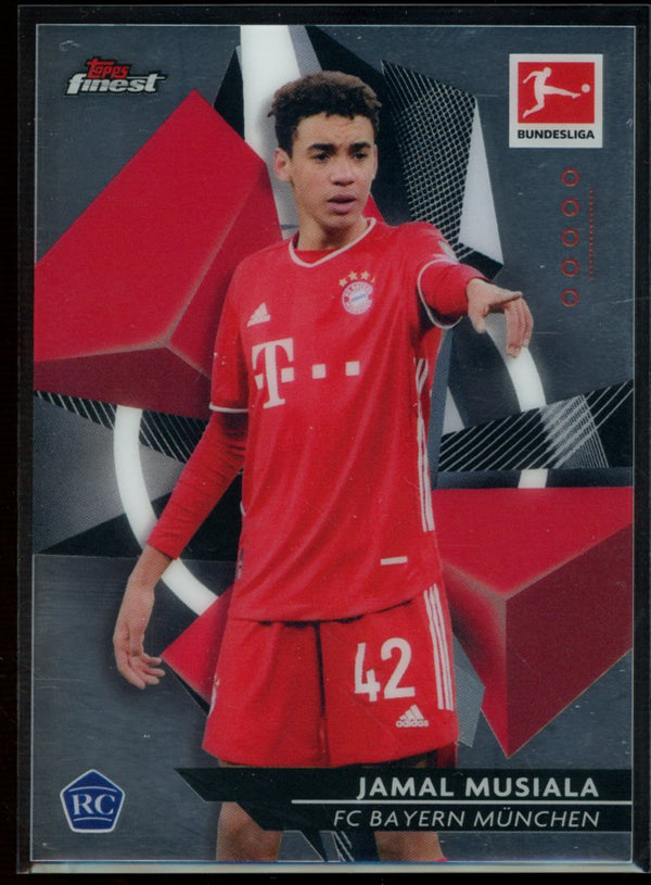 Jamal Musiala 2020-21 Topps Finest Bundesliga RC