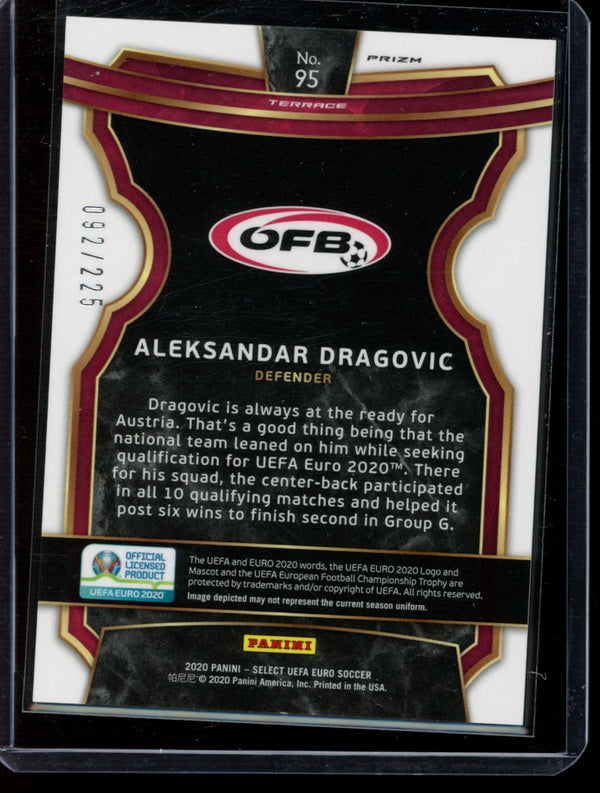 Aleksandar Dragovic 2020 Panini Select Euro Terrace Blue 92/225