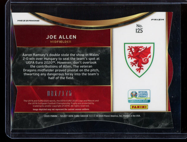 Joe Allen 2020 Panini Select Euro Mezzanine Light Blue 81/175