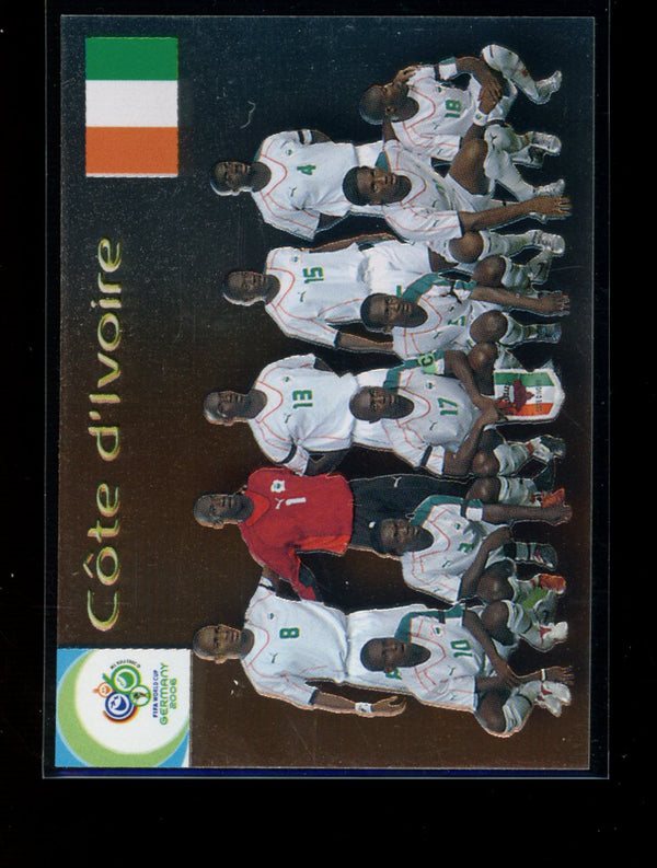 Cote D'Ivoire 2006 Panini Germany World Cup Team