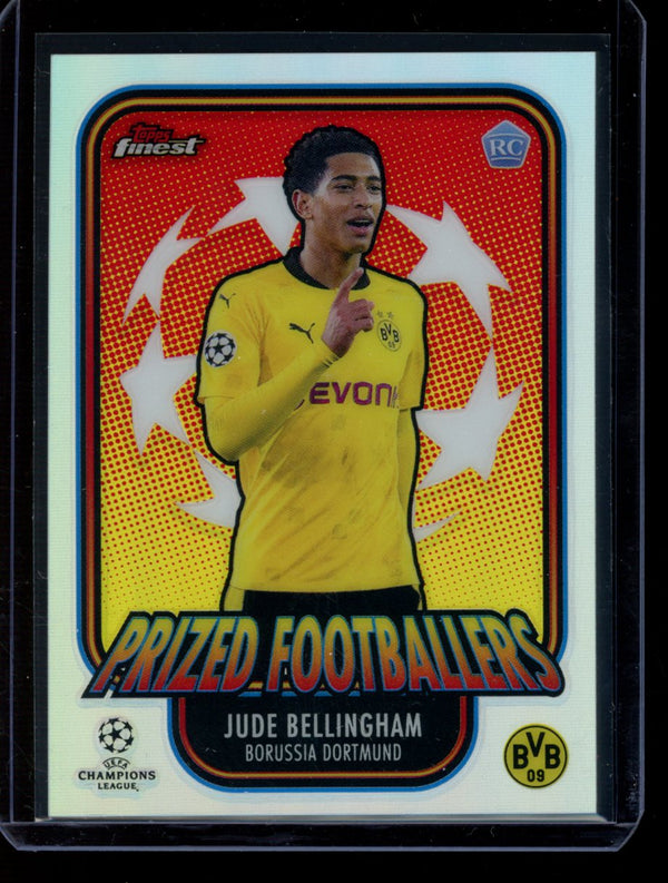 Jude Bellingham 2020-21 Panini Finest UEFA Prized Footballers RC