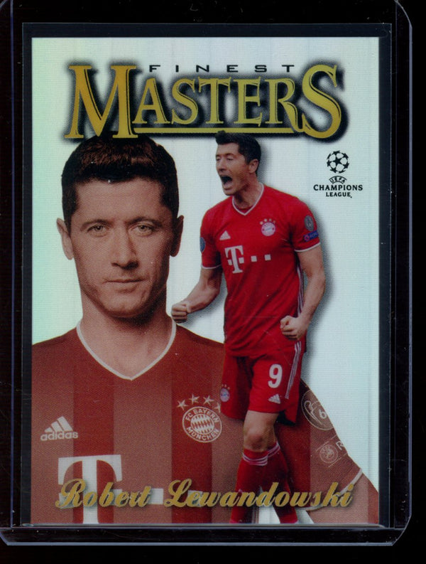 Robert Lewandowski 2020-21 Panini Finest UEFA Finest Masters